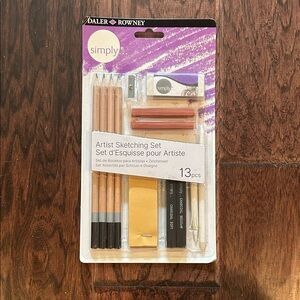 Simply Artist Sketching Set - Brown and Black